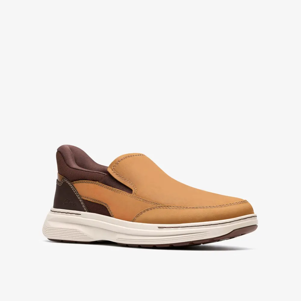 Mens Craftwell Step Light Brown Leather Slip-On Shoes online