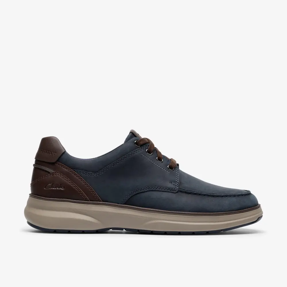Mens Mullan Moc Navy Leather Shoes online