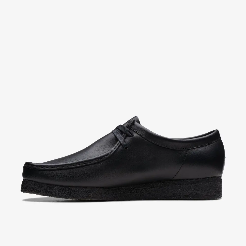 Men’s Wallabee™ Black Leather Shoes online