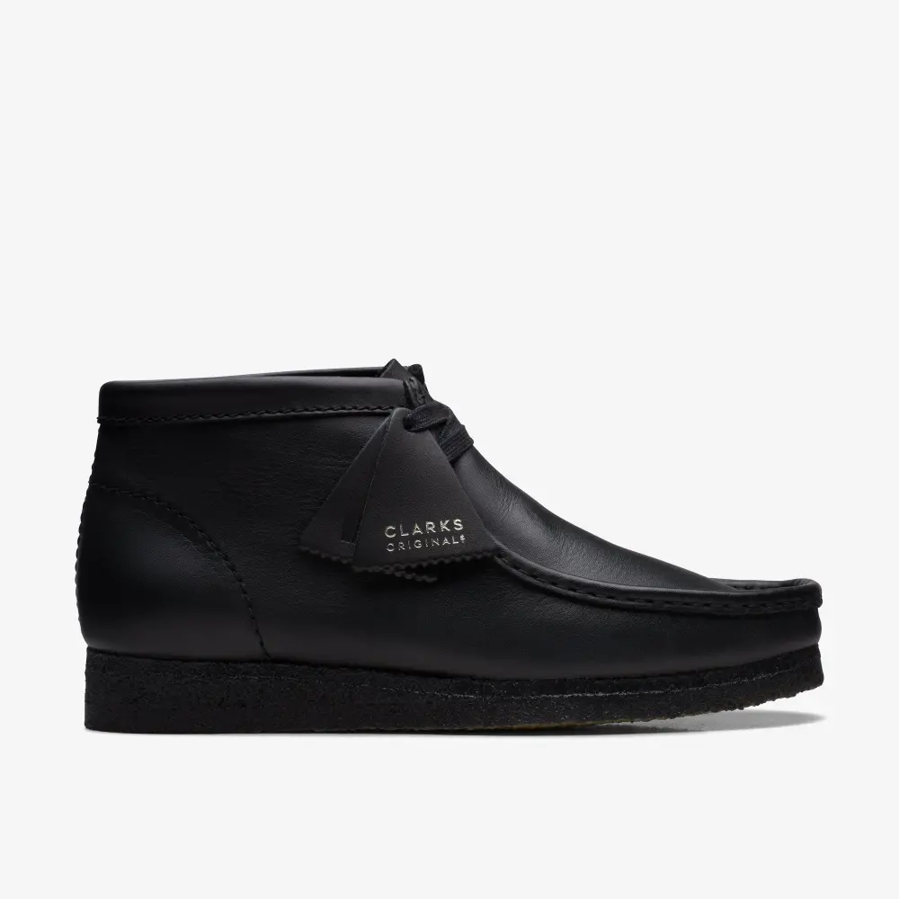 Men’s Wallabee™ Boot Black Leather Boots online