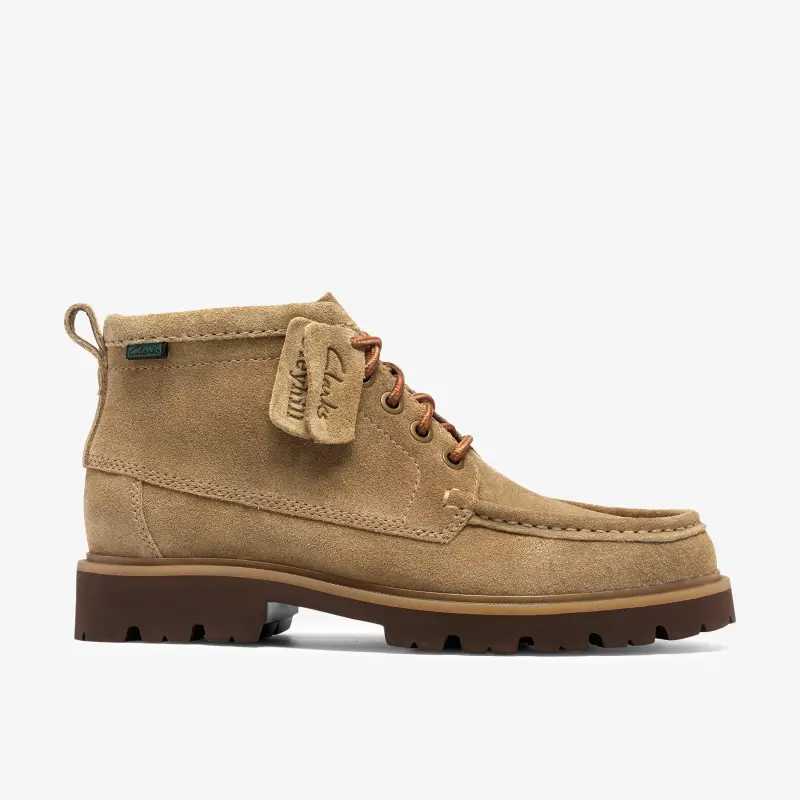 Mens Boots Dark Sand Suede online