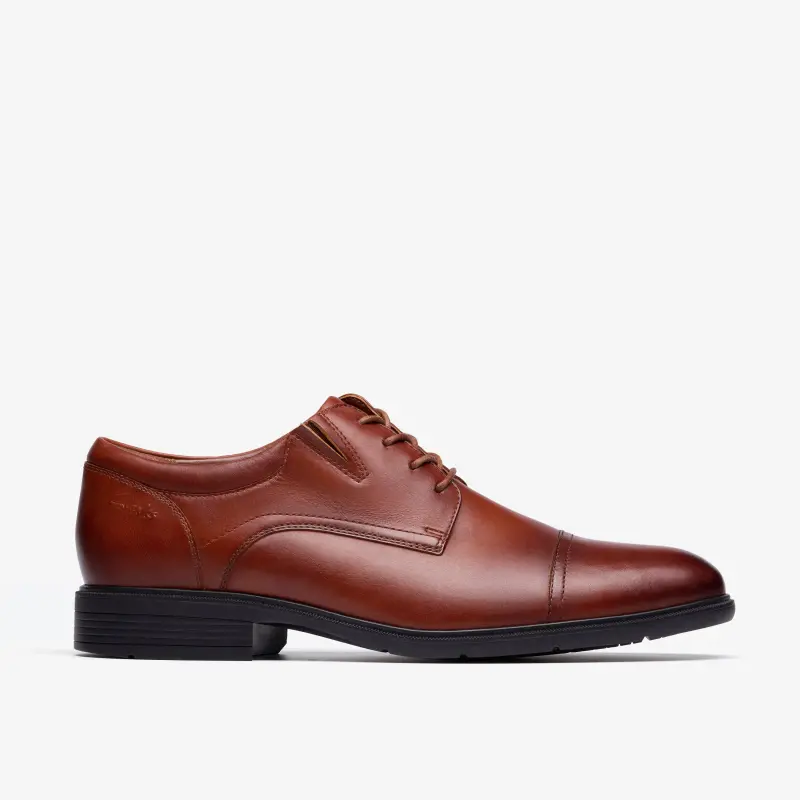 Mens Shoes Dark Tan Leather online