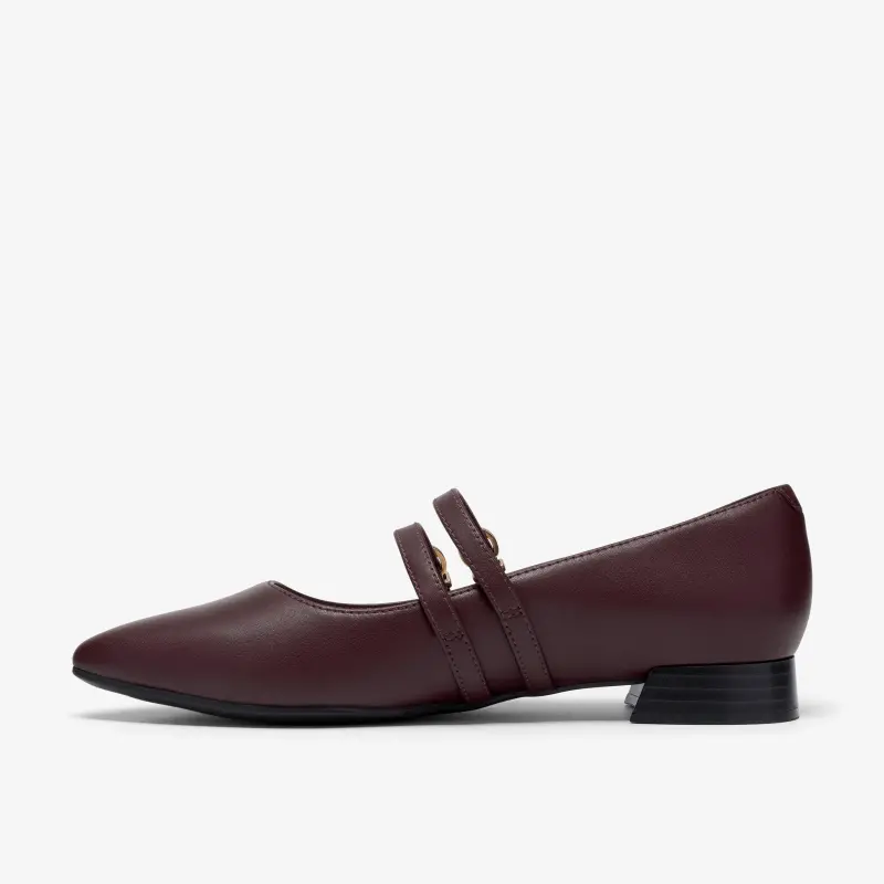 Womens Shoes Burgundy Leather online