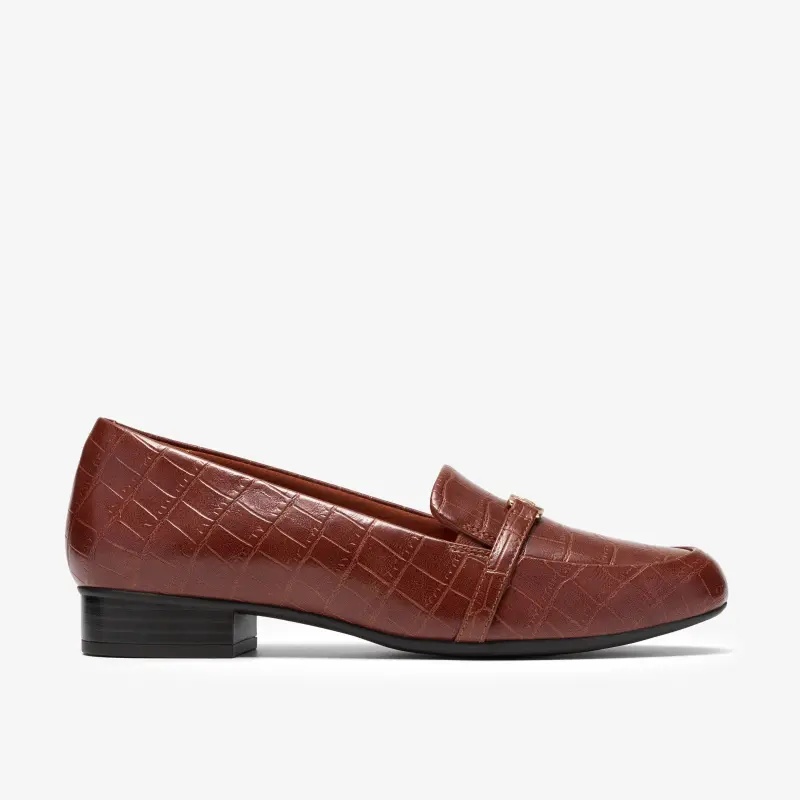 Womens Shoes Dark Tan Crocodile online