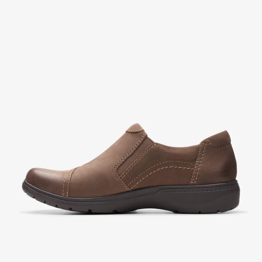 Womens Carleigh Ray Taupe Nubuck Slip Ons online