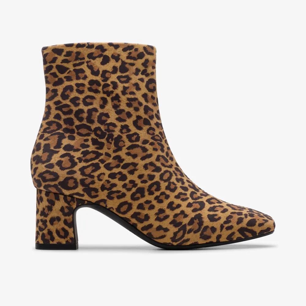 Women’s Fernie Zip Leopard Suede Ankle Boots online