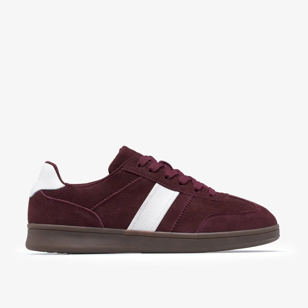 Womens Seco Speed2 Burgundy Suede Sneakers online