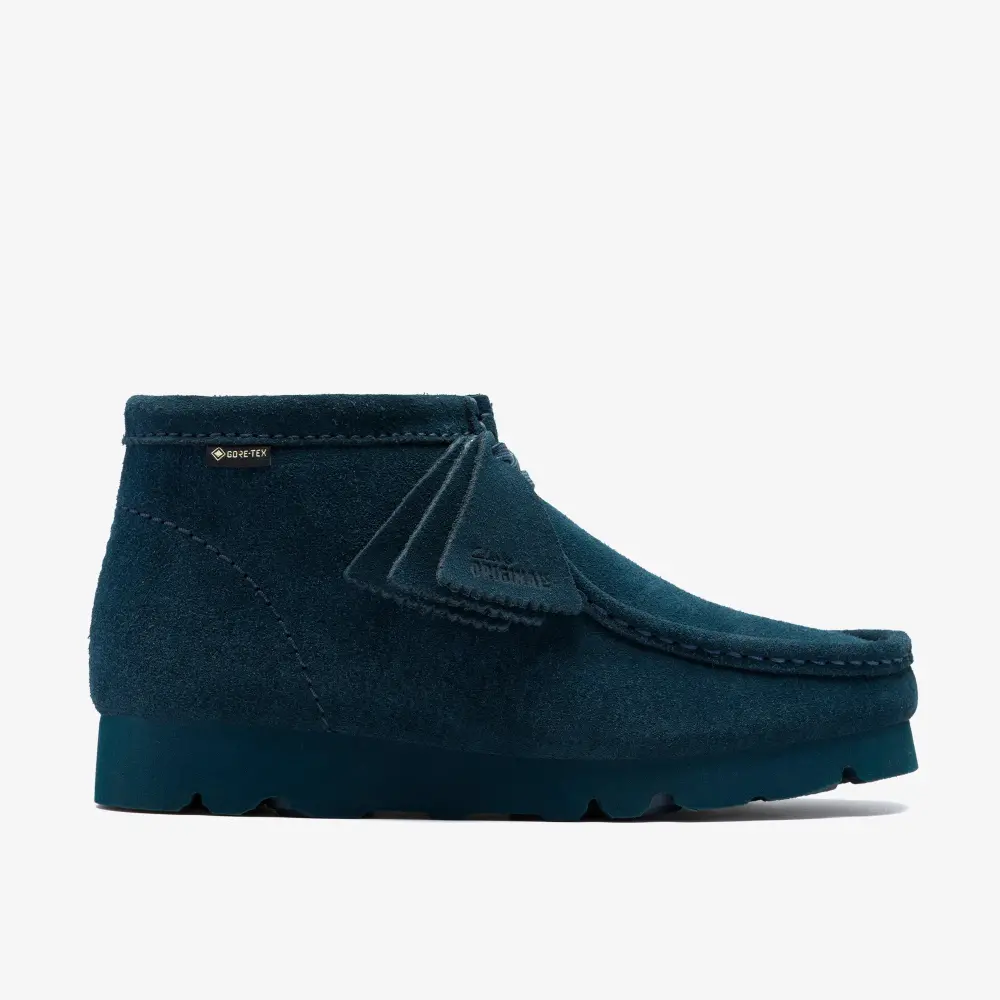 Womens Wallabee Boot.Gore-Tex Dark Teal Suede online