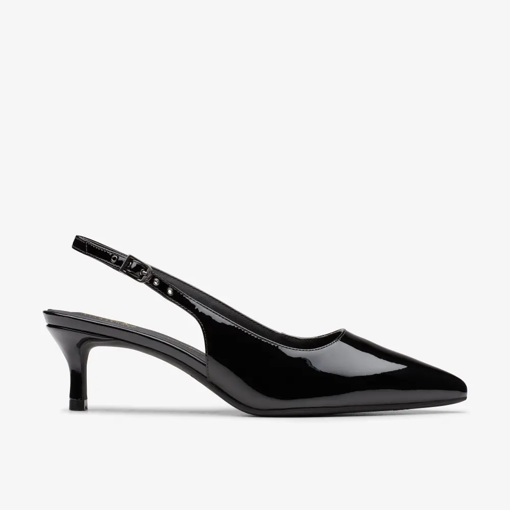 Women’s Zarey Sling Black Interest Leather Heels online